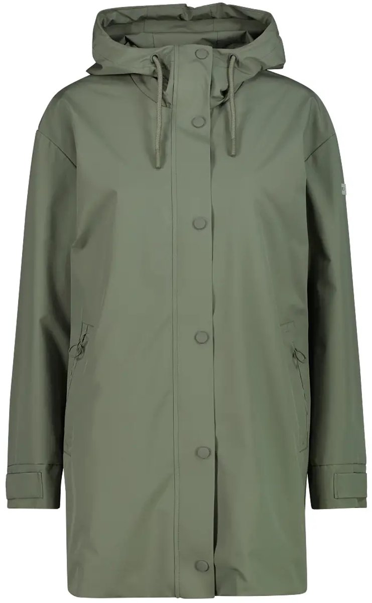 Dames parka met vaste capuchon CMP Avocado