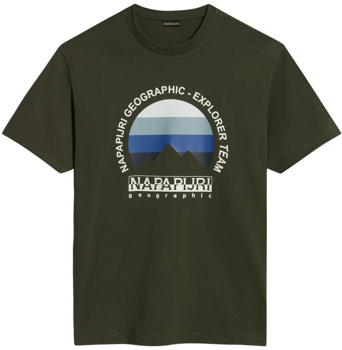 T-shirt Napapijri Telemark Groene Diepten