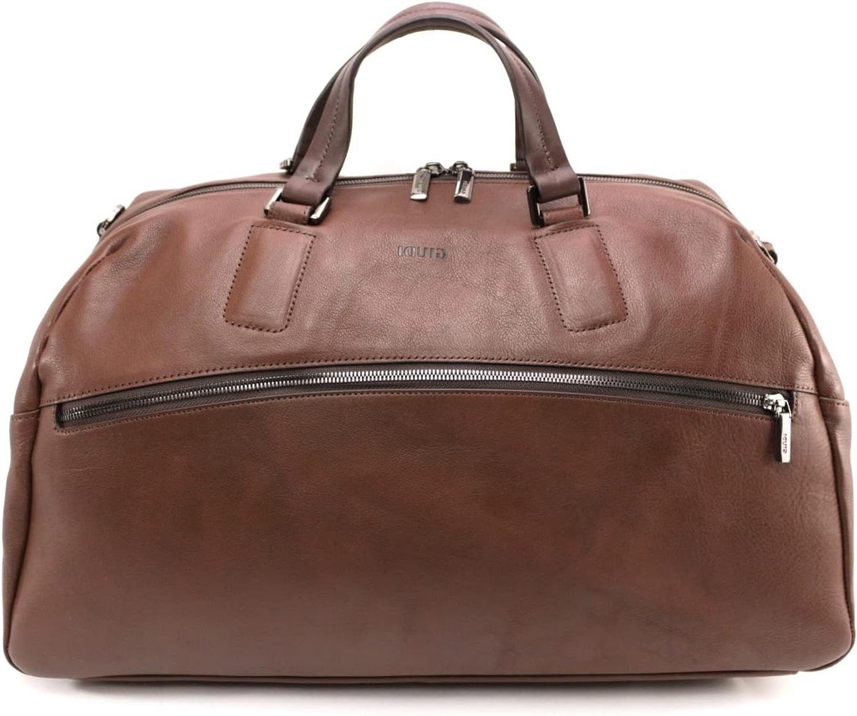 Reistas Leer - Weekender Sporttas - Weekend Trips - Hoogwaardig Koeienhuid Leer - 50x27x29 cm - Bruin