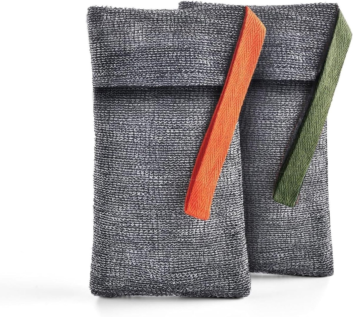2 Peeling Zakjes voor Zeep, Zeepbeschermer en Douche Spons voor Grondige Peeling, Ideaal voor Badkamergebruik