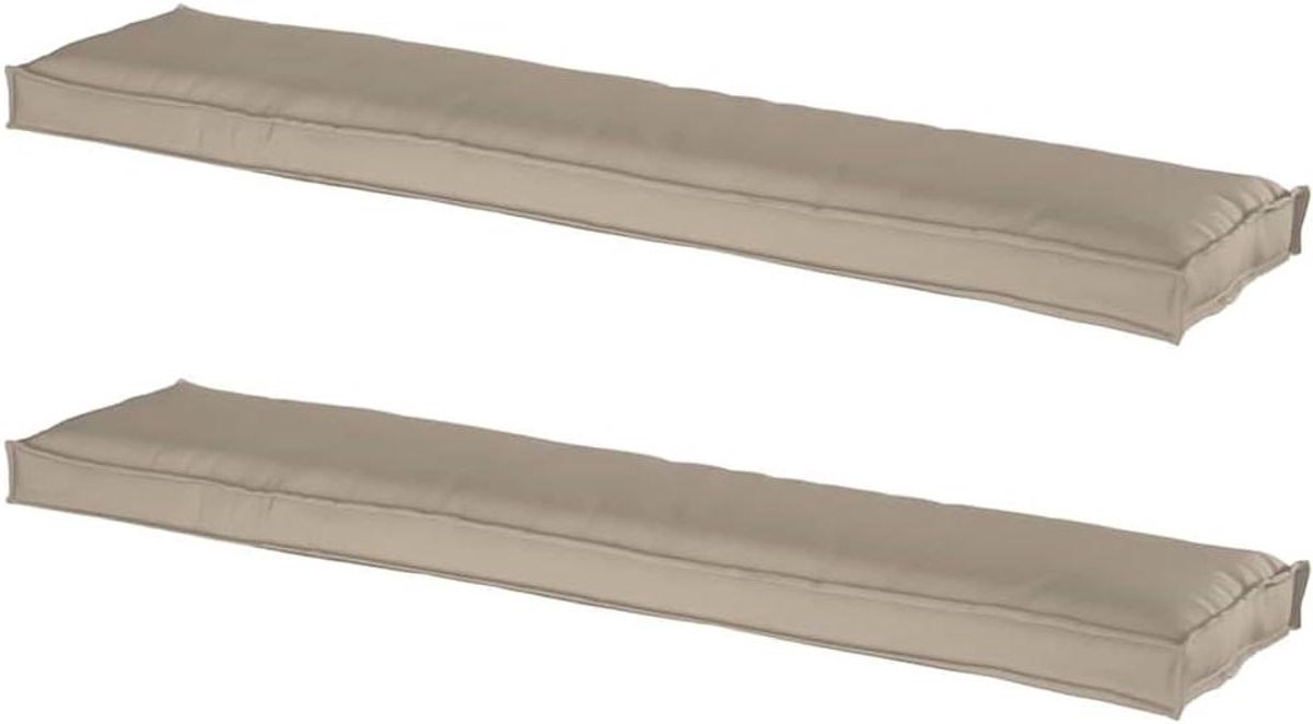 Tuinkussens Set - Palletkussens Buiten - Buiten Zitten - Waterafstotend Oxford - 180 x 40 x 8 cm - Groen