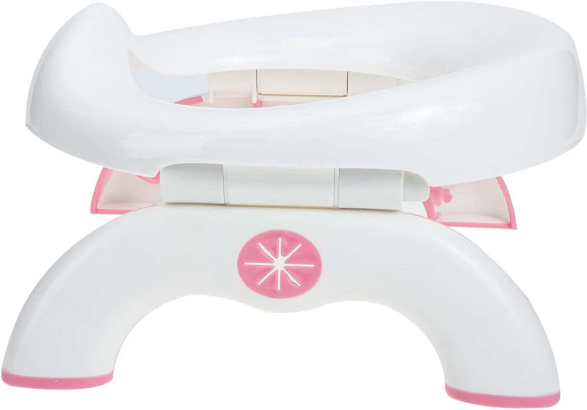 Baby Toiletstoel - Potty Training - Onafhankelijk Zitten - Opvouwbaar Ontwerp - 27 x 25 x 13.5 cm - Roze
