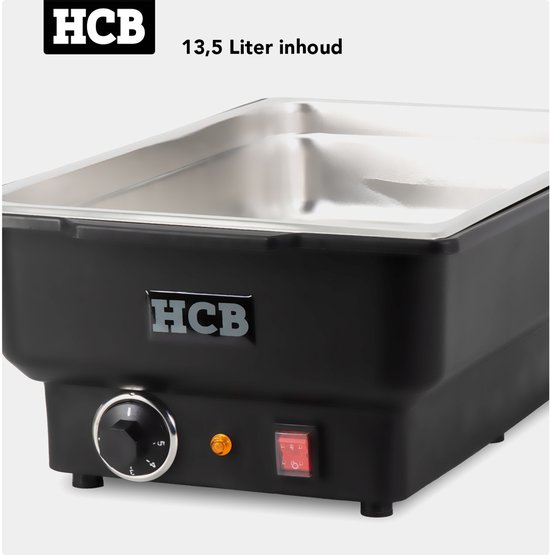 HCB® - HCB Elektrische chafing dish - 1/1 GN - 100 mm - 230V - 4.1 kg - 3470 — afbeelding 3