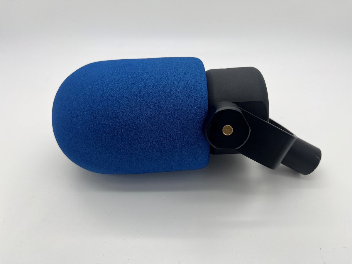 Microfoon plopkap -DonkerBlauw- Geschikt voor de rode podmic