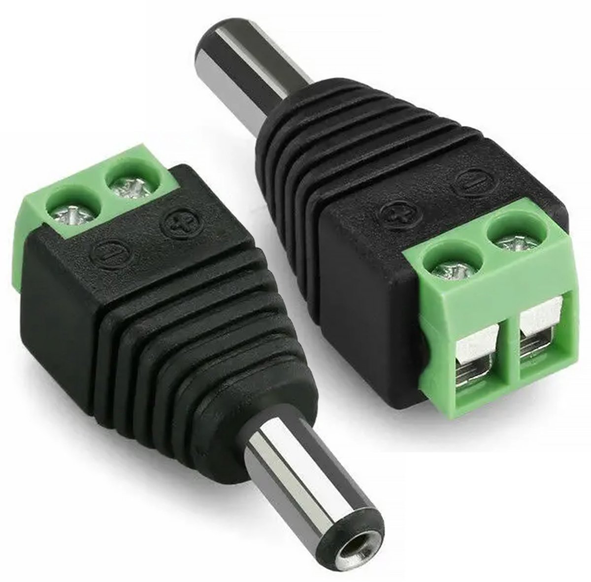 Rosfix DC-Stekker Mannelijk 5,5x2,1mm - Schroefverbinding - 2A, 30V DC
