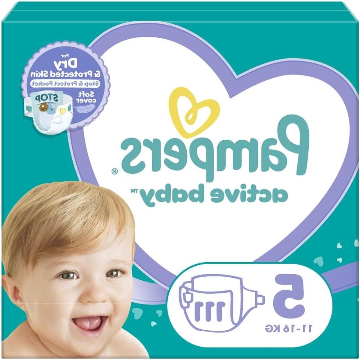 Baby Luiers - Wegwerp Luiers - Droog Houden - Driemaal Bescherming - 110 stuks - Wit