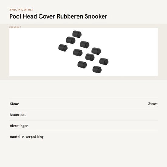 Biljart Accessoires - 10 Stuks Rubberen Keu Tip Covers - Beschermende Afdekking - Vermindert Vuil - Voorkomt Krassen - Geschikt voor Amerikaanse Biljartkeu — afbeelding 3