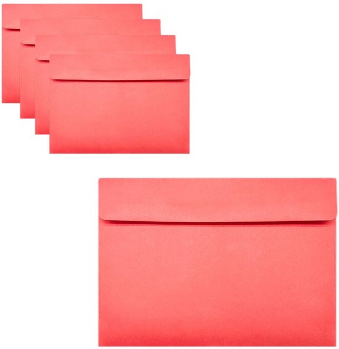 Enveloppen 30 Stuks - Kleurrijke Enveloppen - Wenskaarten/Ansichtkaarten - Cadeaubon Envelop - Blanco Ontwerp - 12,5x17,6cm