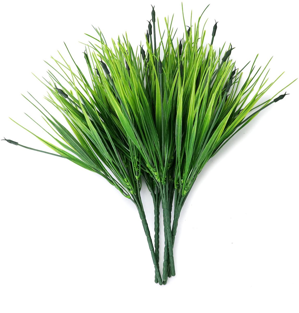 Kunstgras bundels - 6 stuks UV-bestendig voor binnen en buiten (30-40 cm)