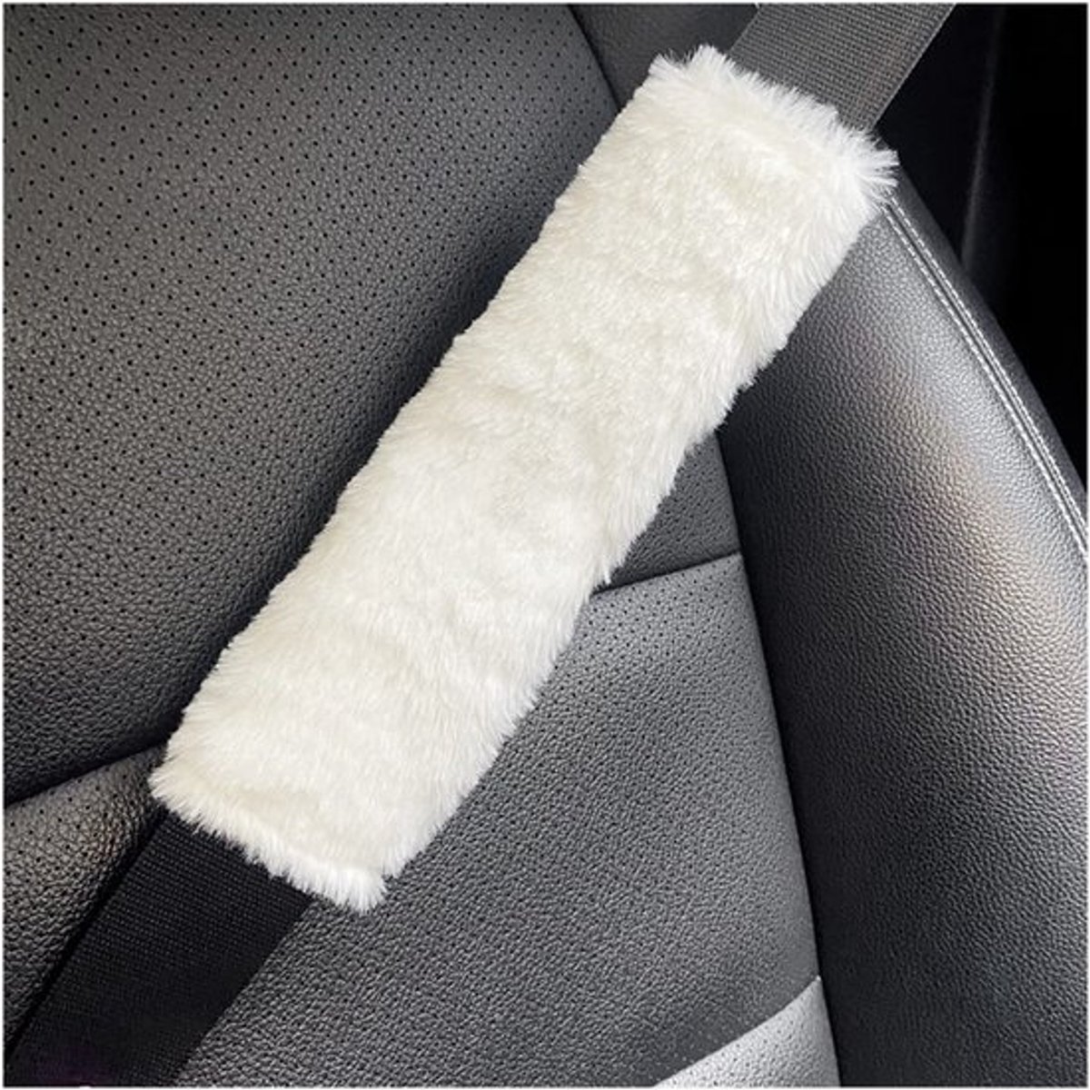 Autoveiligheidsgordelkussen - 2 Stuks - Zacht Polyester - Schoudervulling - Voor Volwassenen/Kinderen - Afmetingen 24 x 8 cm - Gordelkussen