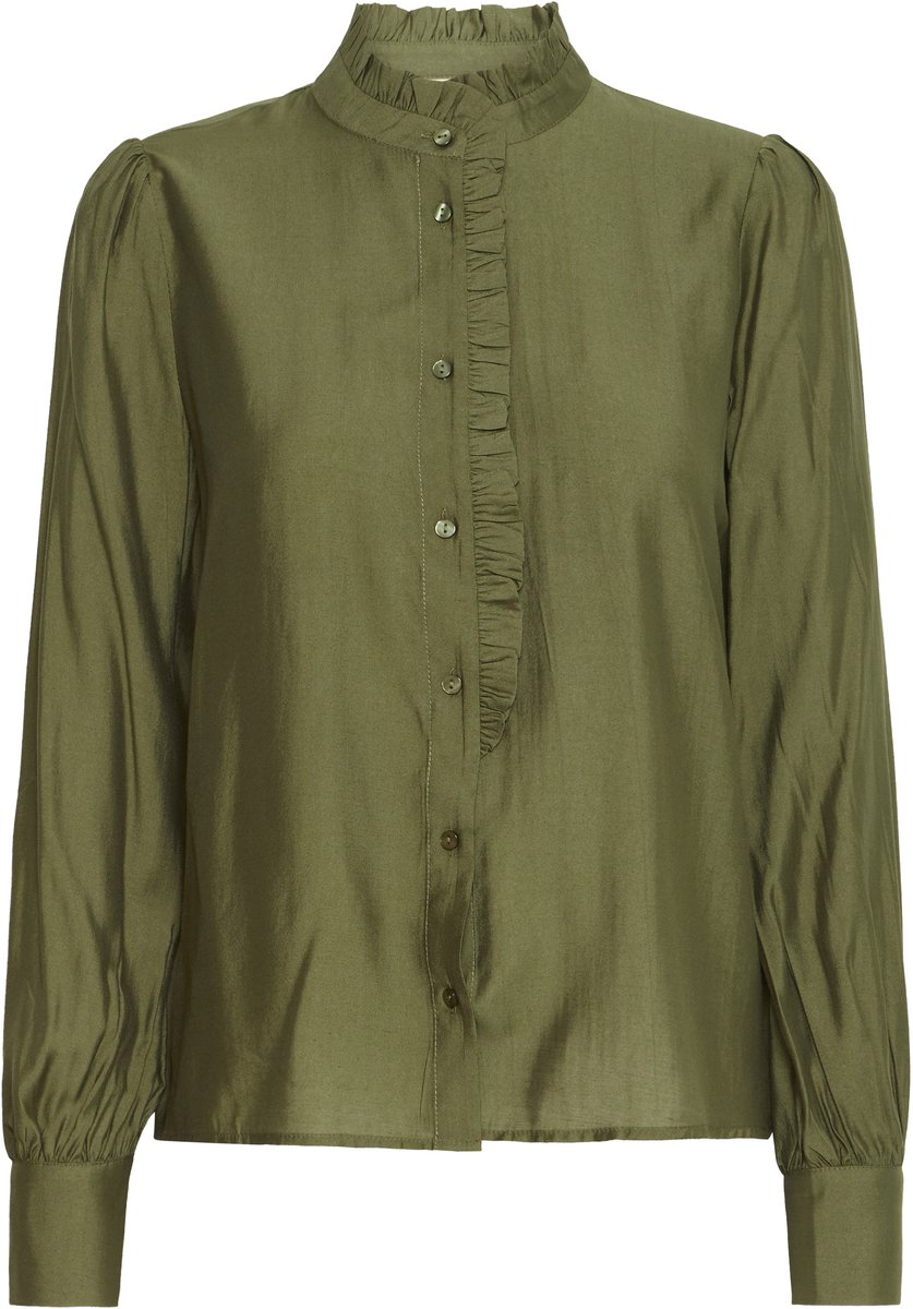 Vrouwenblouse van viscose en polyester Ichi Karlani