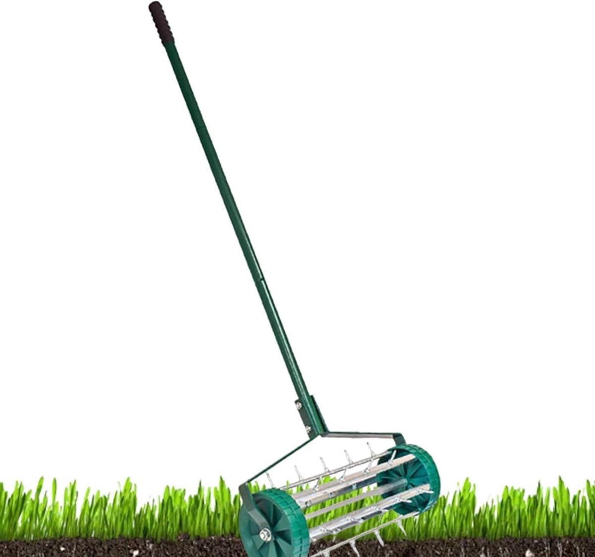 Gazonwals - Gazonbeluchter Rolgereedschap - Gazononderhoud - Verbetert Wateropname - 44 cm Rol - Meerkleurig