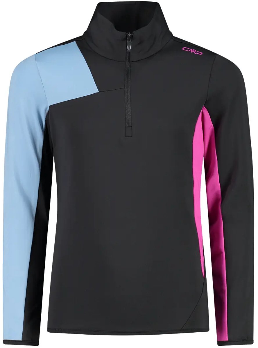 Demi zip fleece meisje CMP Antraciet
