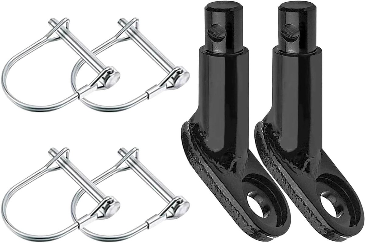 Fietsaanhanger Koppeling - Bagage Aanhangwagen Koppelstuk - Fietsen Uitbreiden - Schokabsorberende Verbinding - 15 x 10 x 4 cm - Zilver