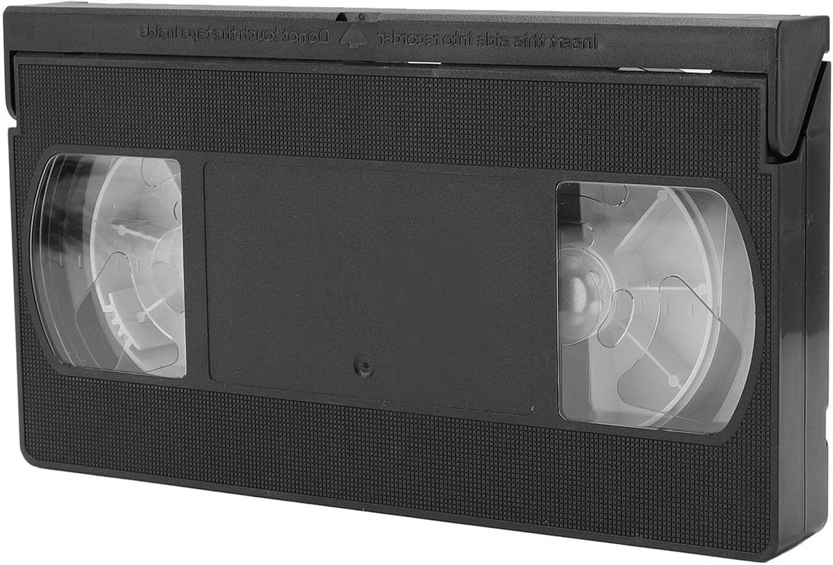 VHS Kopreiniger - Video reiniger - Apparaat onderhoud - Droog reinigingssysteem - 50 keer herbruikbaar - Zwart