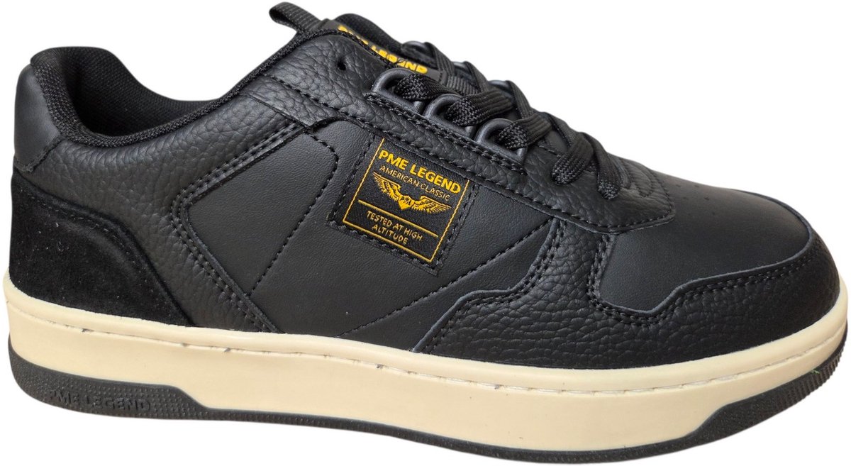 P.M.E. Porter CS-10 Black A00 Sneakers Zwart Leer Heren - Zwart - 41