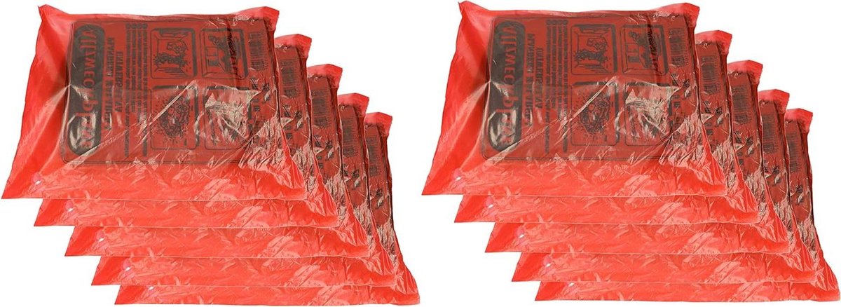 Afdekfolie Set - Bouwfolie Plastic Zeil - Renovatie en Verhuizing - Extra Sterk Polyethyleen - 4 x 5 m - Zwart