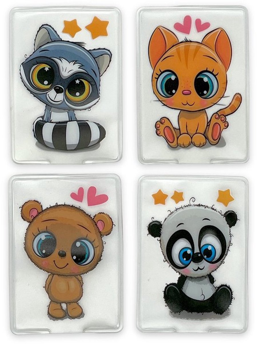 Handwarmers Oplaadbaar - Herbruikbare Warmtezakjes - Warmtepads - Lichtgewicht - Zachte Hoes - Set van 4