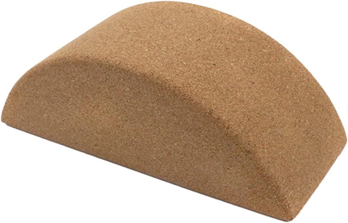 Yogablok - Balanssteen - Fitness training - Antislip oppervlak - 10 cm - Khaki