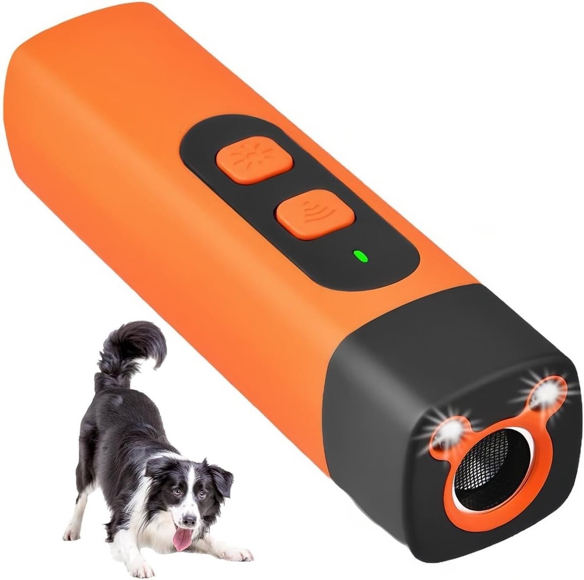 Ultrasone Hondenafschrikkers met 3 Instelbare Frequenties, LED Zaklamp en Oplaadbare Training voor Honden en Huisdieren Buiten en Binnen