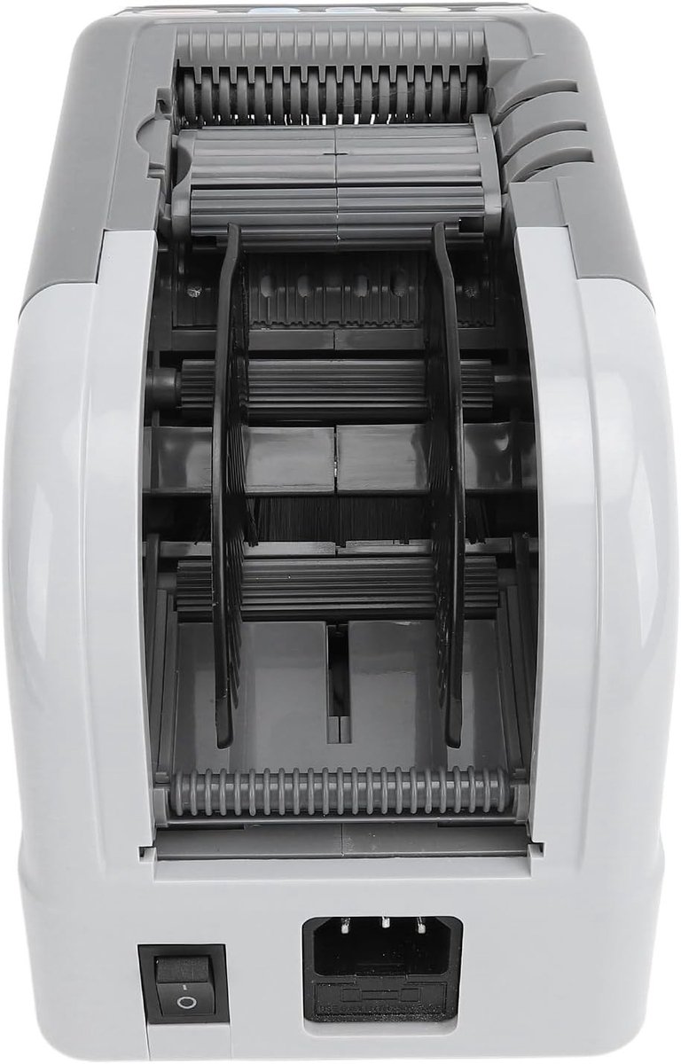 Automatische Tape Dispenser met Elektrische Snijmachine voor Handenvrije Snijden van Tapes tot 60 mm Breed en 999 mm Lang, Ideaal voor Kantoor en Hobbygebruik