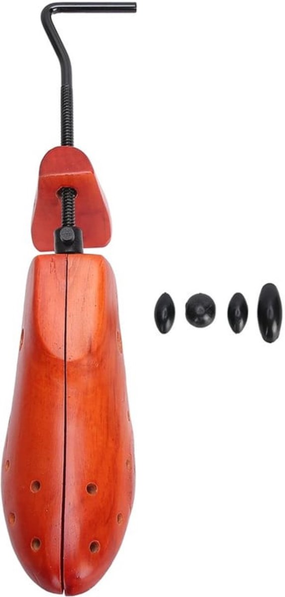 Verstelbare Houten Schoenrekkers - Vochtabsorberend Model voor Heren en Dames (S)