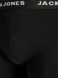 Zwarte boxershorts met een witte J&J-band.