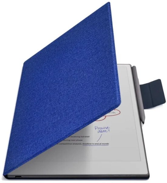 reMarkable® Paper Pro met Marker Plus en Blauwe Magnetische Hoes van Merkloos — afbeelding 2
