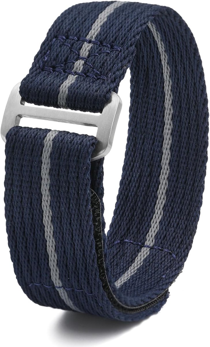 horlogeband 20mm 22mm - nylon - haak- en lusbevestigingen - ideaal voor sportieve activiteiten - SnelShoppen
