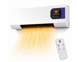 Lifero Wand Ventilator - Ventileren en Verwarmen 2000W - Frisse Luchtstroom - Ventilatoren -…
