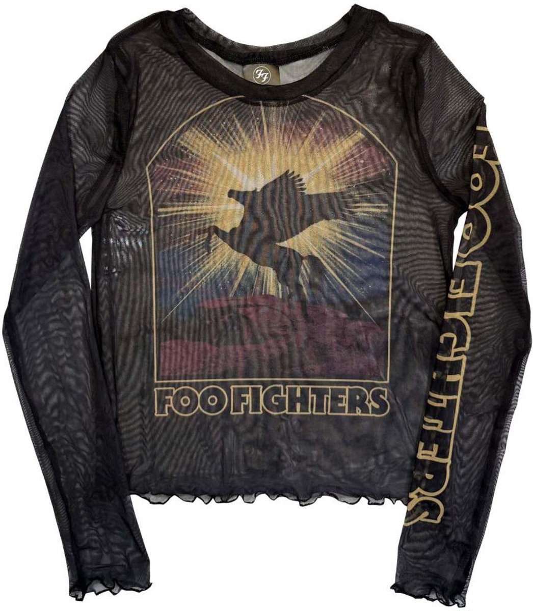 Foo Fighters - Pegasus Crop top - XL - Zwart