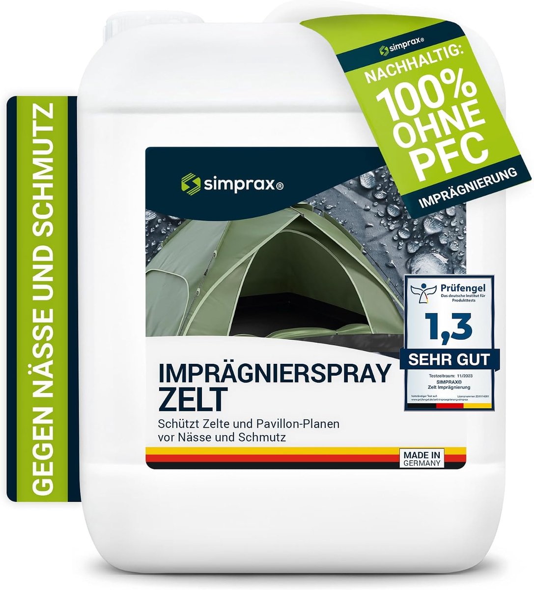 Waterproof tent spray - 2.5 L - waterproof garment - Eco Passport certified by Oeko-Tex - ShopVlot