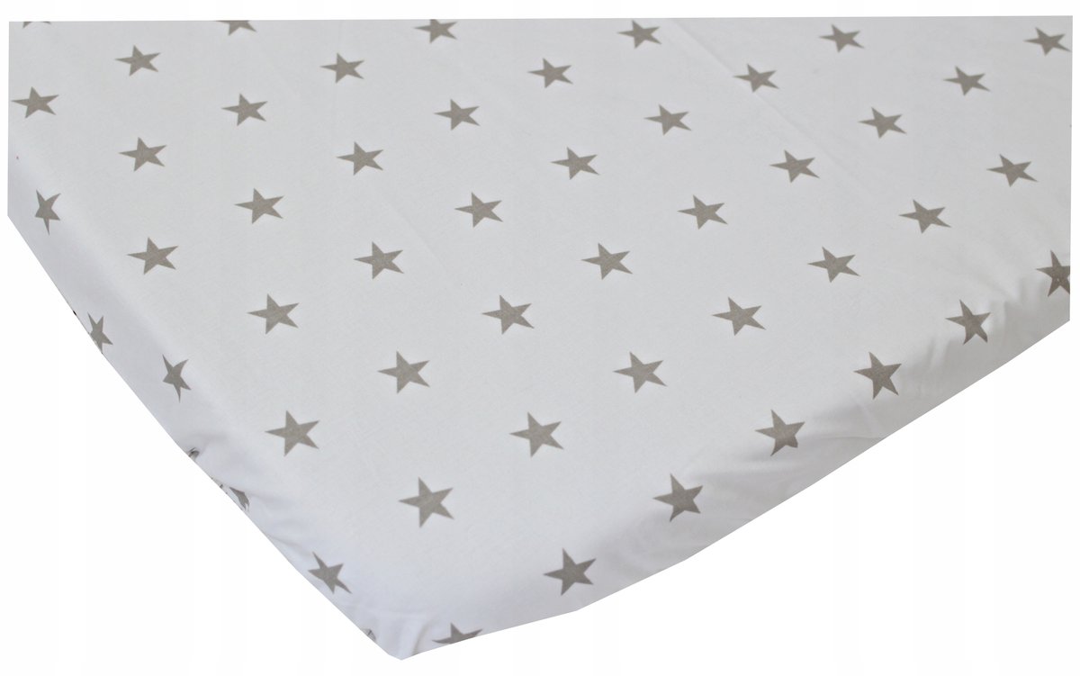 Merkloos Katoenen Hoeslaken met Elastiek voor Kinderbedje 120x60 cm