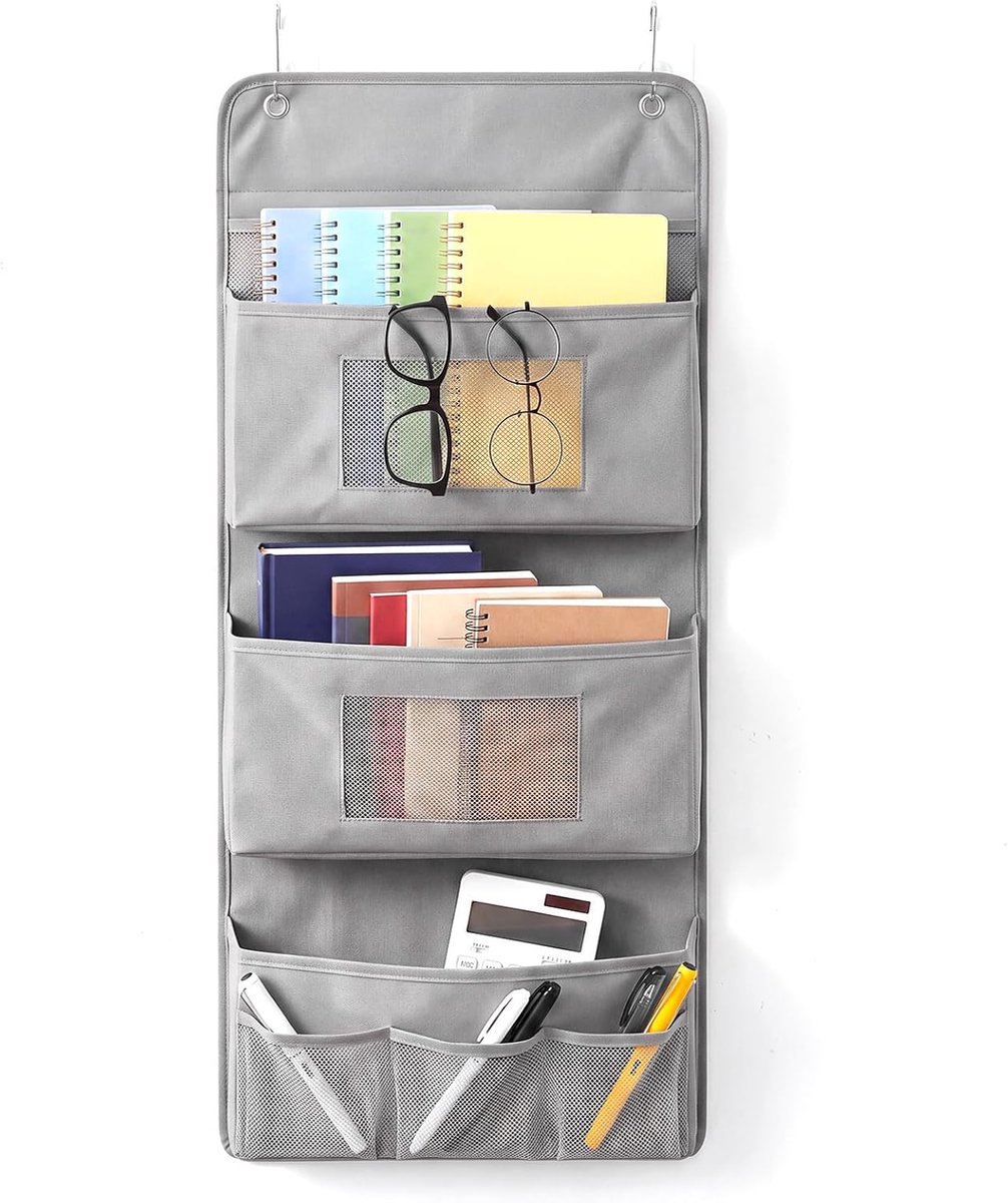 Hangorganizer 3 lagen 40 x 90 cm - opvouwbare wandorganizer - met 3 vakken en haken - ShopVlot