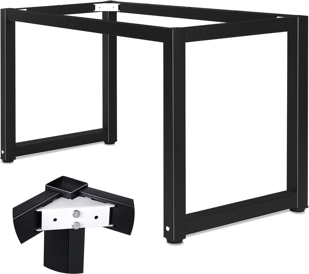 Werktafel 70 cm - metalen constructie - verstelbare voeten - ideaal voor DIY projecten - ShopVlot