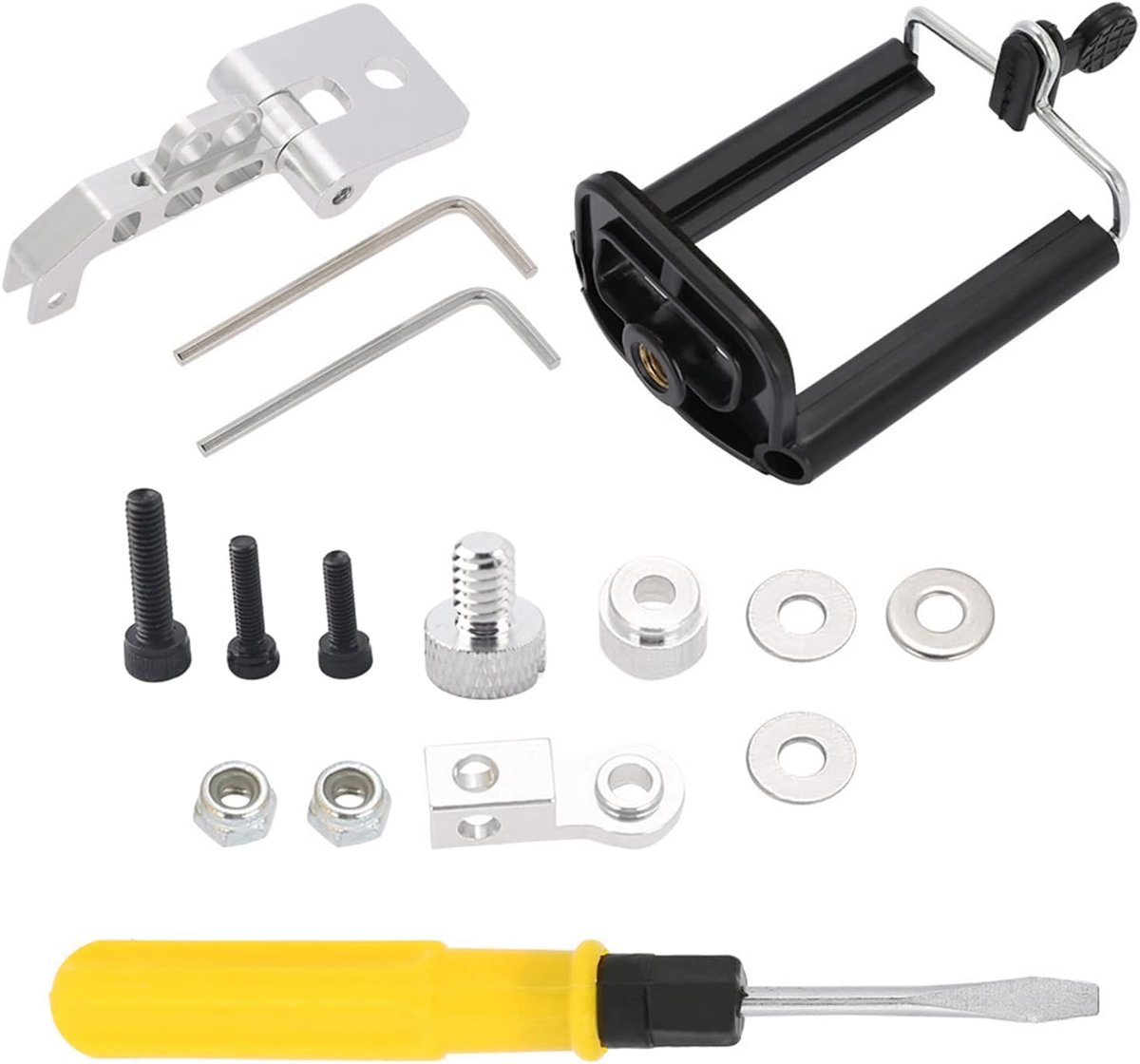 Mobielhouder voor FPV Drone Racing - Verstelbaar - Duurzaam ABS Aluminium - Perfecte compatibiliteit met Flysky FS-i6 - ShopVlot