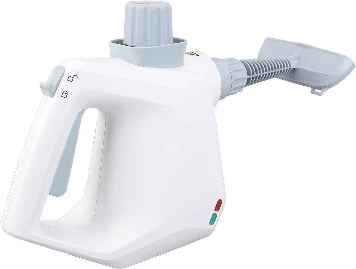 Handstoomreiniger - Draagbare stoomboot - Hygiënisch reinigen - Continu stomen - 250 ml - Wit