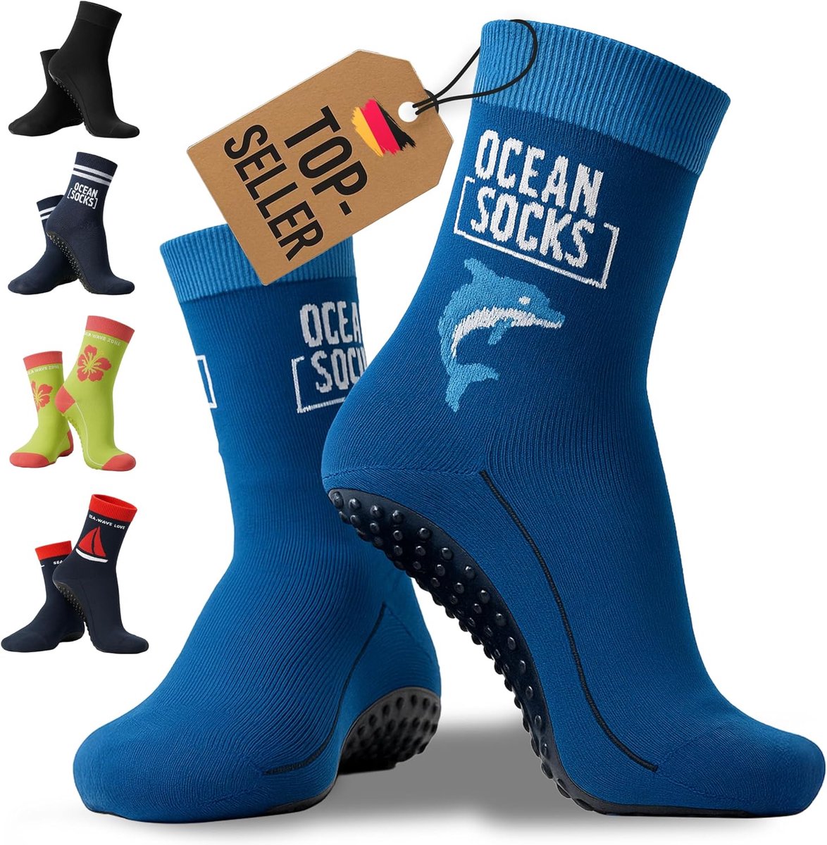 Strandsokken met zool - antislip waterschoenen - voor kinderen, dames en heren - ideaal voor het strand - SnelShoppen