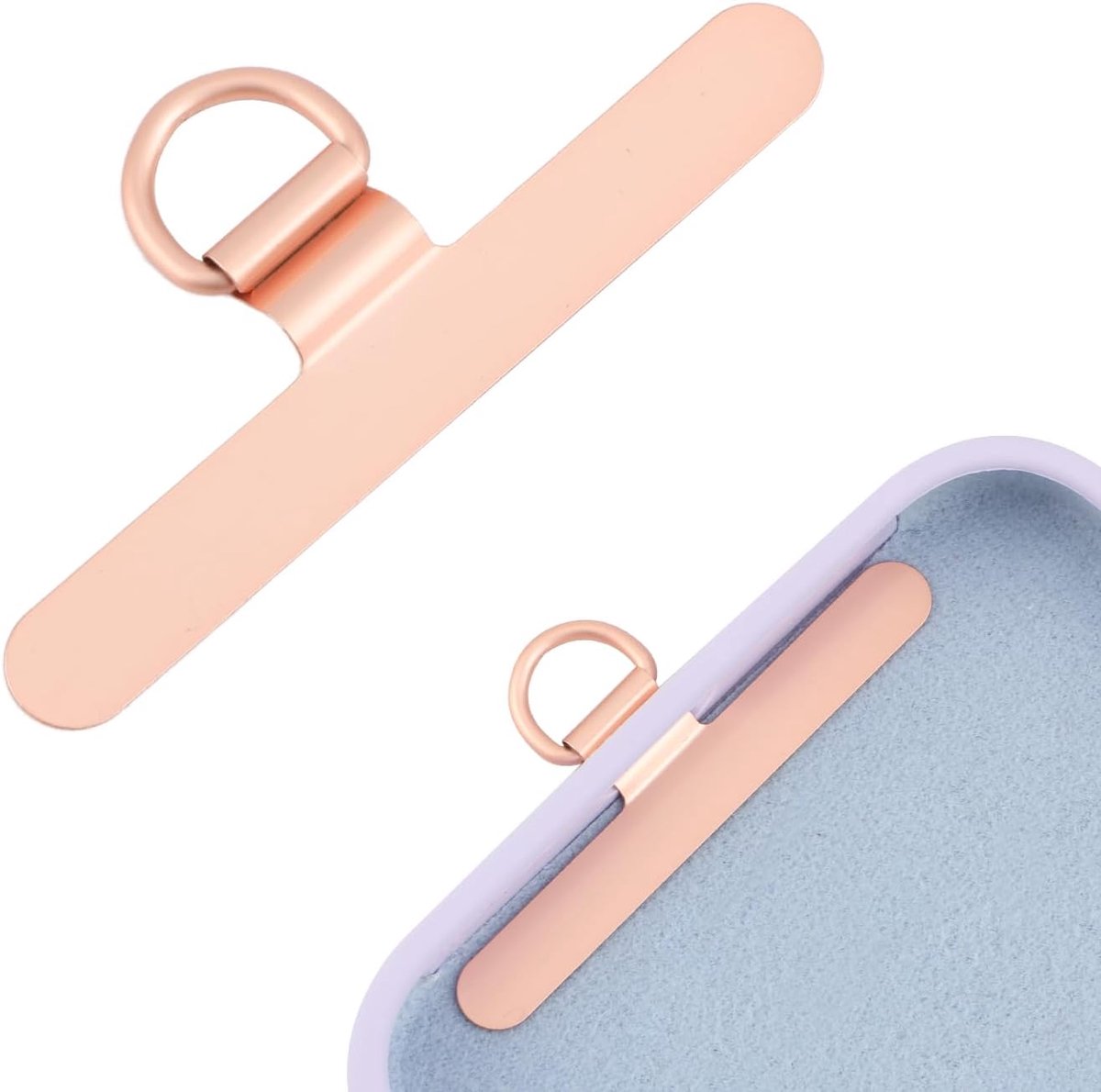 Mobiel lanyard - ultradun - staal - veilig dragen van je telefoon - SnelShoppen