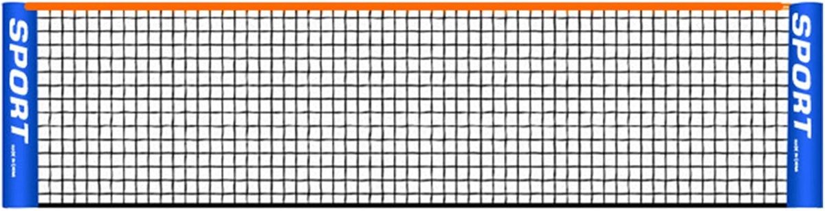 Mobiel tennisnet 4,1 m - PE mesh - lichtgewicht en opvouwbaar - perfect voor tuin en strand - SnelShoppen