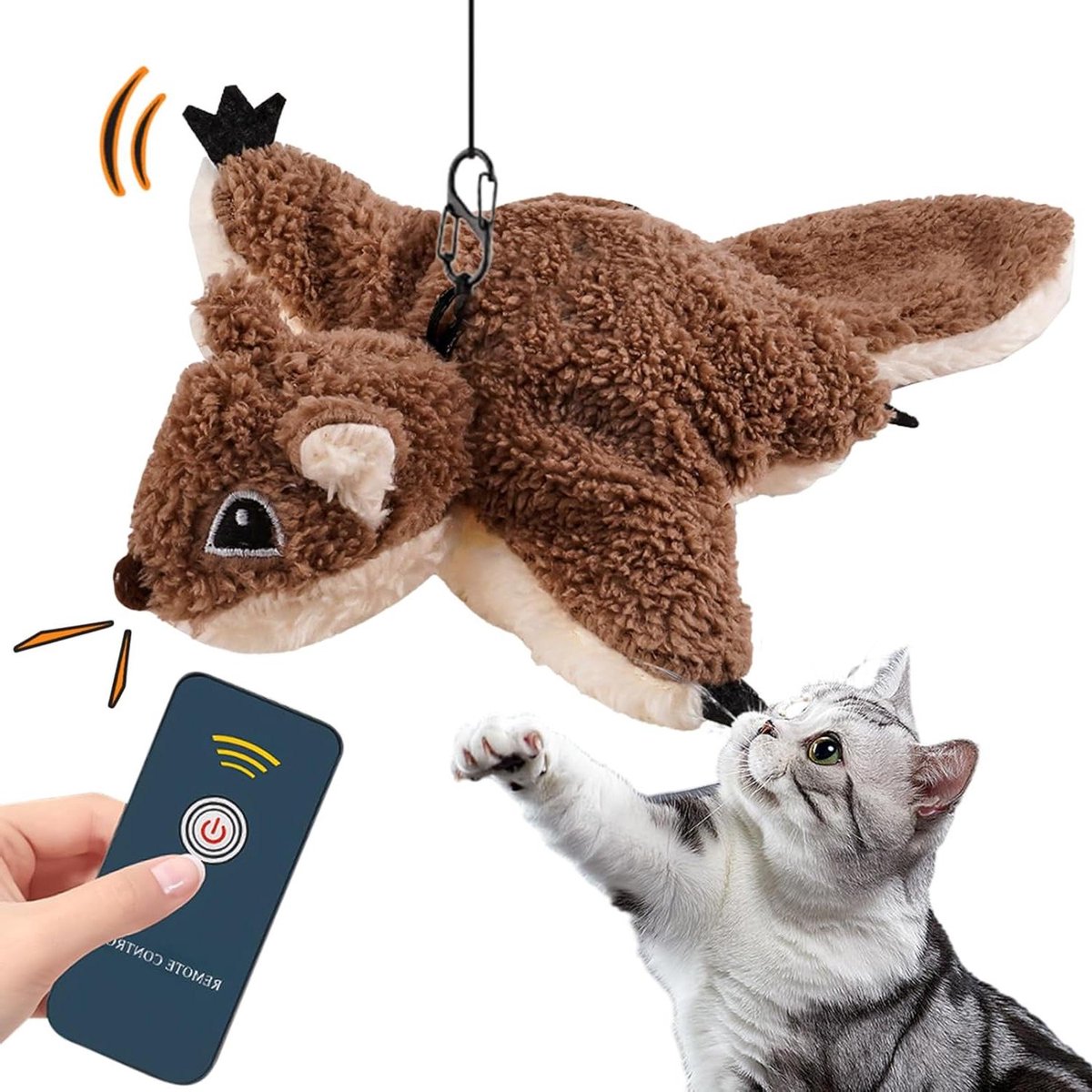 Automatisch Kattenspeelgoed - Katten Trainer - Mentale Stimulatie - Aanraakactivering - 11 x 11 x 9 cm - Niet gespecificeerd