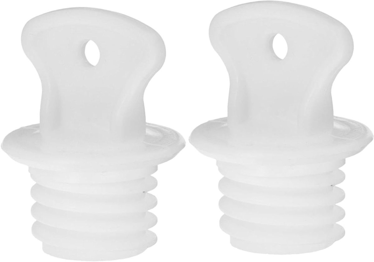 Warmwaterzak Stoppers - Afsluitdoppen Rubber - Warmwaterzak Onderhoud - Lekvrije Afdichting - 370x270cm - Wit