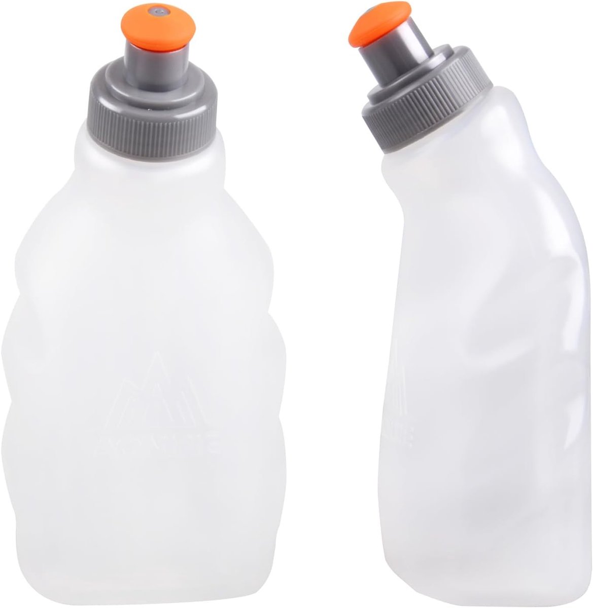 SnelShoppen - Waterfles Set 170ml, 250ml, 280ml - BPA Vrij Hydratatie Flesjes - Lichtgewicht Refillable Sportflessen voor Wandelen, Marathon, Camping