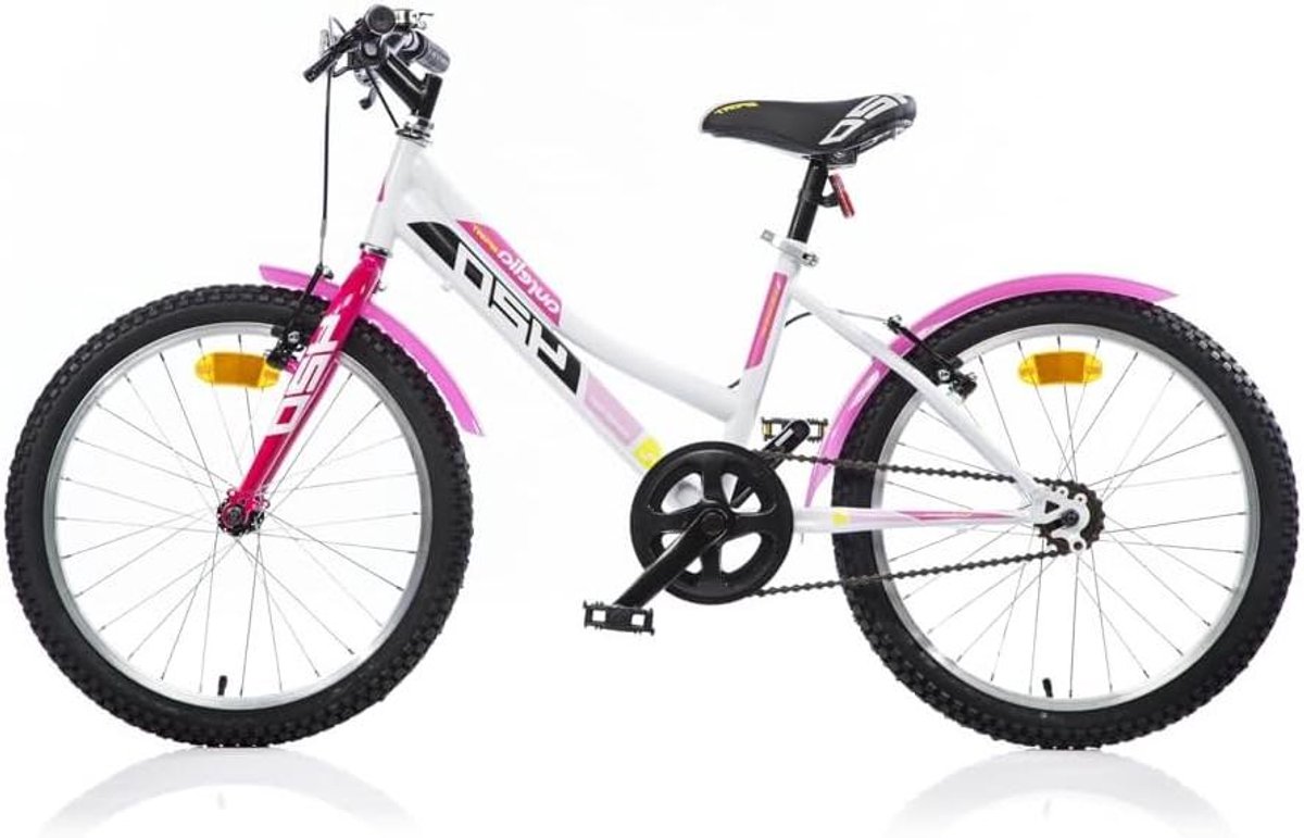 Mountainbike Kinderen Meisjesfiets Stadsfiets Fietsen Buiten Aluminium Velgen 20 Inch Roze