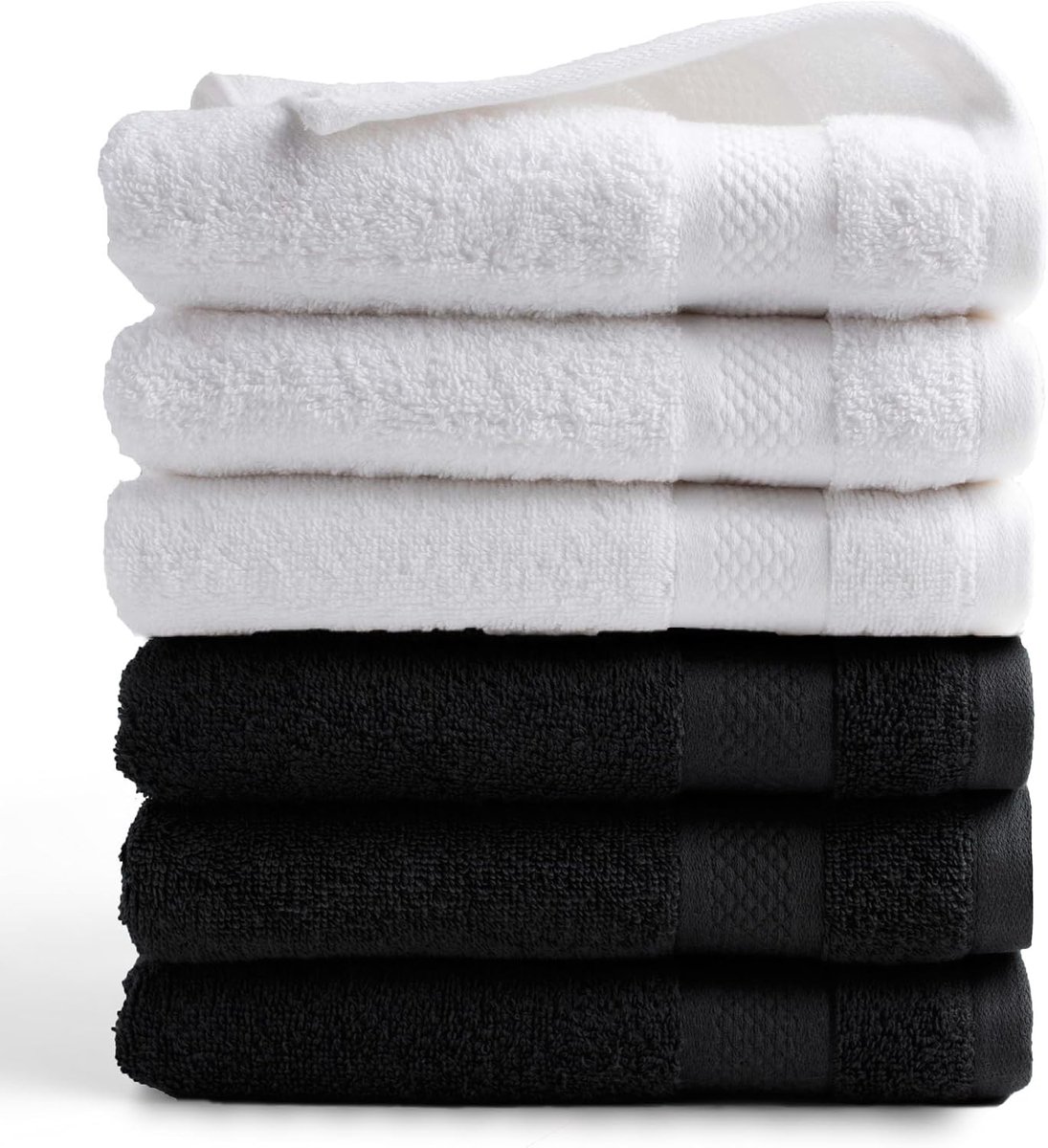 Badhanddoeken 50 x 100 cm - Set van 6 - 100% Katoen - Zacht en Absorberend - Luxe Wellnesservaring - SnelShoppen