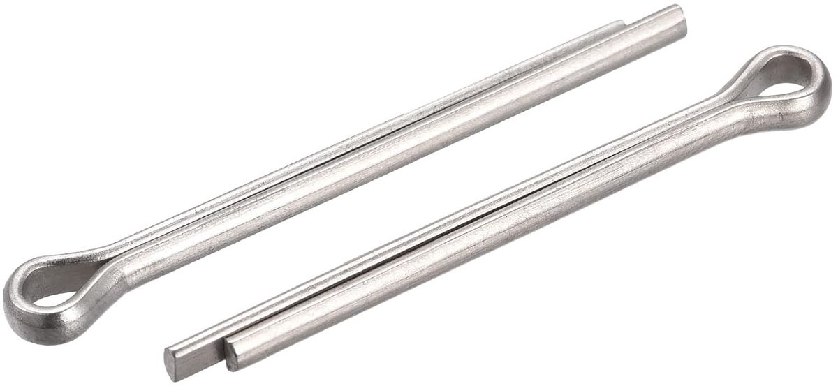 Sourcing map 30 stuks gesplitste splint clips bevestiging van roestvrij staal voor automobielmechanica 3 mm x 30 mm