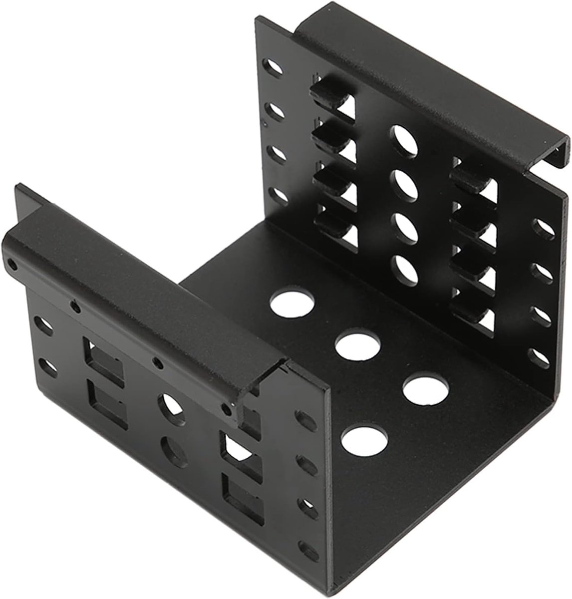 2,5 inch harde schijf kooi harde schijf rack hdd montagerek aluminiumlegering hol ontwerp hoge hardheid voor Ide Hdd Ssd (zwart)