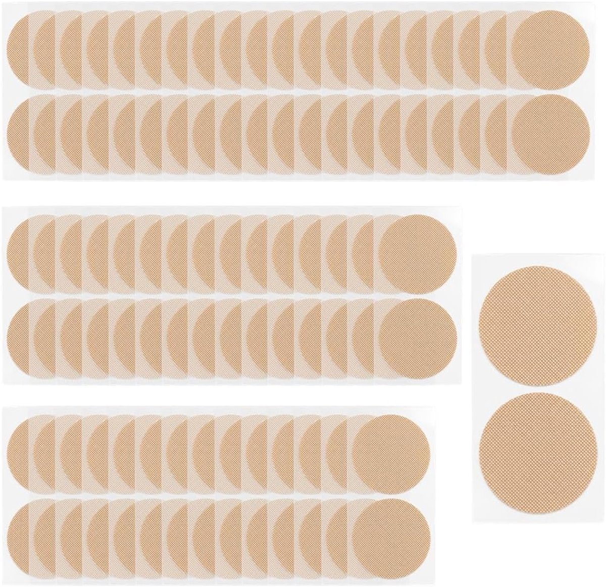 50 paar tepelpads voor mannen, onzichtbare tepelpads, ademend, hypoallergeen, voor hardlopers, atleten en sport