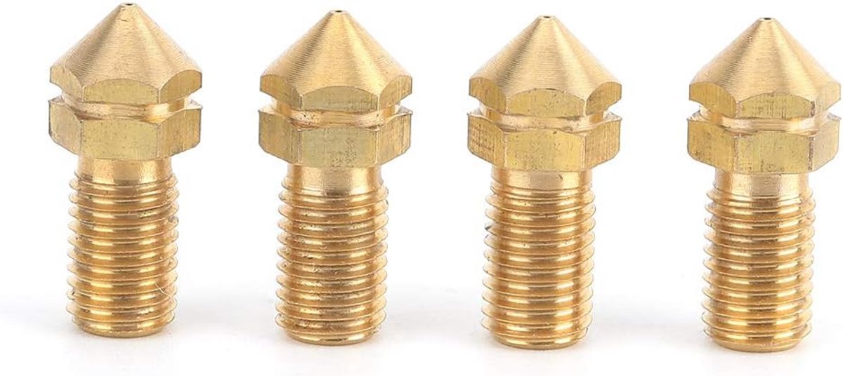3D-printermondstuk, printer-extruder-mondstuk 3D-printeraccessoires, UM3-extruder-messing mondstuk 0,4 mm voor 3,0 mm verbruiksmateriaal/Ultimaker-reserveonderdelen