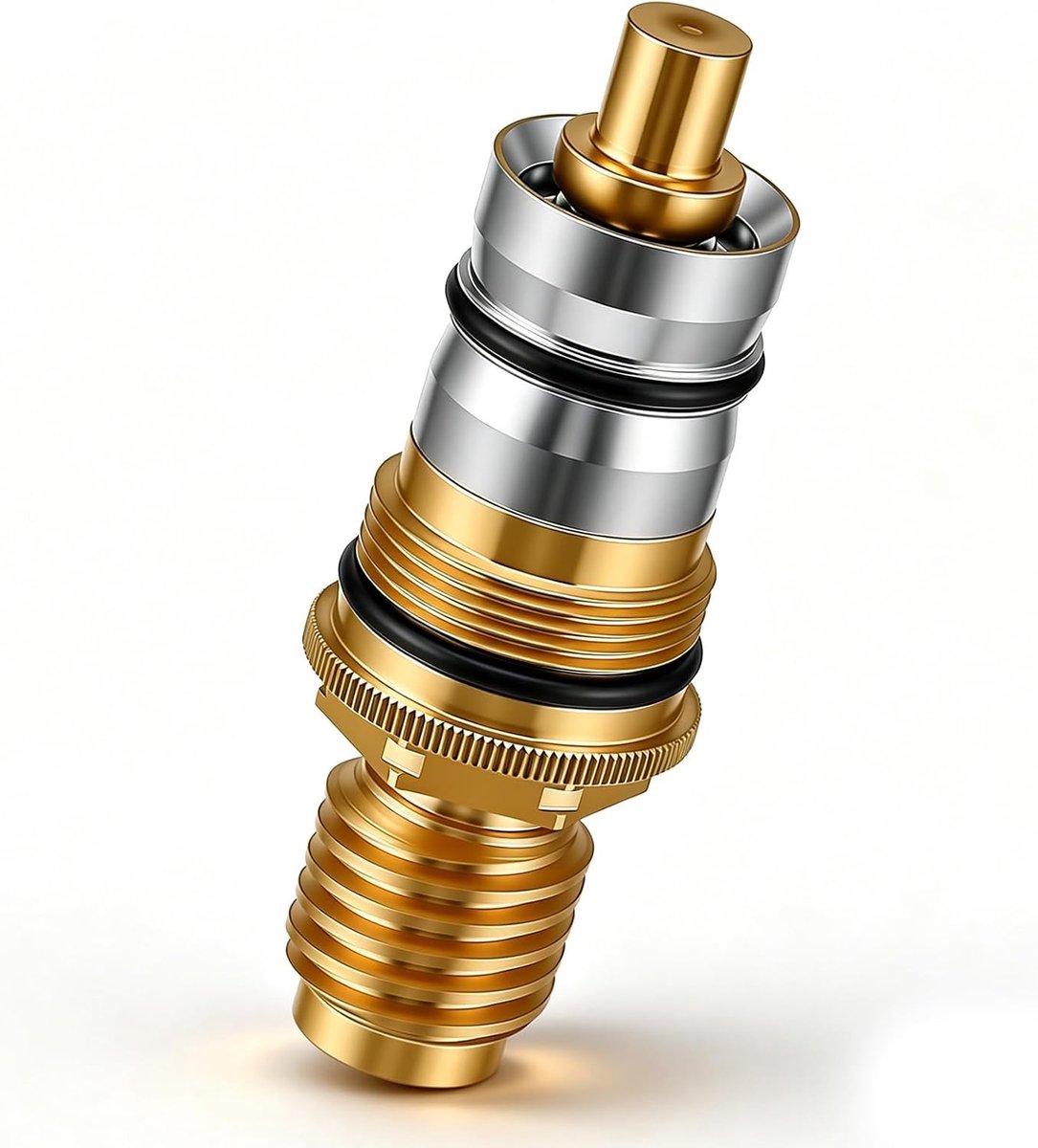 47450000 Temperatuurregelaar 1/2 inch voor Grohtherm 1000/3000 Automatic 2000 inbouw reserveonderdeel thermostaatpatroon messing met roestvrijstalen schuiver